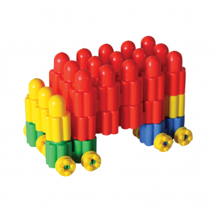 JUEGO DE ENSAMBLE ROCKET MATERIAL DIDACTICO DE PLASTICO